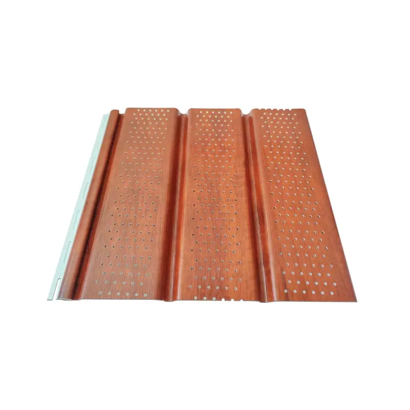 POLYWOOD SOFFIT PANEL SPM0622 WOOD PVC PERFORATED